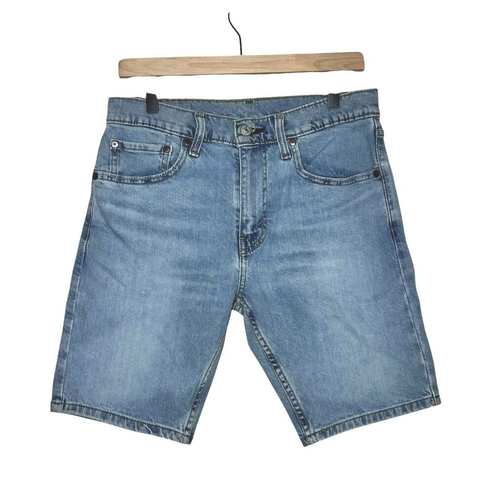 Levi's 412 Men’s Denim Shorts 31x9 Blue Thigh Length Shorts